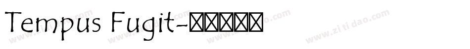 Tempus Fugit字体转换